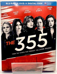 The 355 - Blu-ray + DVD, Sebastian Stan,Edgar Ramirez,Lupita Nyong MINT W/SLIP - Picture 1 of 4