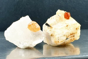 Schöne natürliche Farbe Spessartit Granat Exemplare fantastischer Glanz Menge 35 kt - Bild 1 von 6