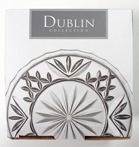 Dublin Collection 4" Crystal Coasters (Set of 4) New - Picture 1 of 8