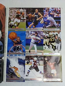 Sports Illustrated Kids April 2003 Uncut Card Sheet - Magazine USED - Imagen 1 de 5