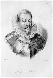 POLOGNE - SIGISMOND III WASA, ROI de POLOGNE (1566-1632) - Gravure 19e siècle - Picture 1 of 2