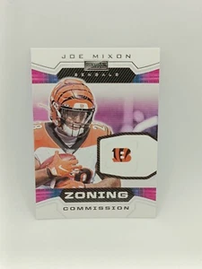 Joe Mixon - 2020 Panini Playbook NFL Zoning Commission Insert Bengals - Picture 1 of 2