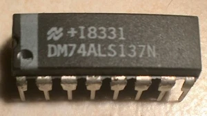 National DM74ALS137N 74ALS137 3 to 8 Line Decoder/Demultiplexer - NOS - Picture 1 of 1