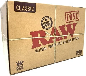 Conos preenrollados RAW sin blanquear - talla King 800 piezas - Imagen 1 de 5
