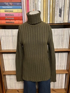 Suéter Jersey Dolce & Gabbana Damas 10 12 Lana Alpaca Grueso Acanalado Años 90 Y2K - Imagen 1 de 9