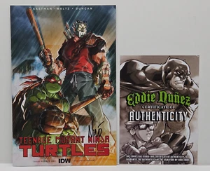 TMNT #1 2023 Whatnot/Sims reimpresión - firmado Eddie Núñez con certificado de autenticidad en muy buen estado/casi nuevo - Imagen 1 de 3