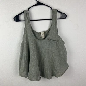 free people we the free verde oliva aperto schiena canotta crop top donna taglia media - Foto 1 di 7