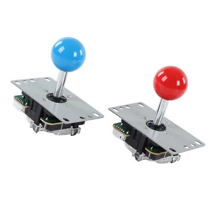 (Blue And Red)2 Player DIY Kit USB Board Game Encoder Joystick HG - Picture 1 of 23