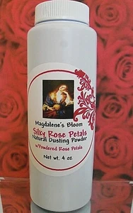 Magdalene's Bloom Rose Body Powder Talc Free Dusting Rose Petals 4 oz - Picture 1 of 1