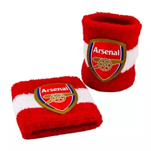 Arsenal FC offizielle Baumwollschweißbänder/Armbänder Fußball AFC Geschenk - Bild 1 von 3