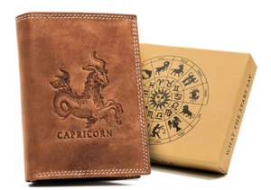Large men's nubuck leather wallet - Always Wild - Picture 1 of 12
