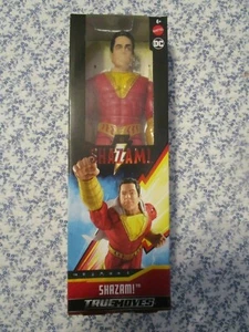 SHAZAM True Moves 12" Inch Scale Action Figure Shazam Movie GCW30 Mattel DC New - Picture 1 of 4