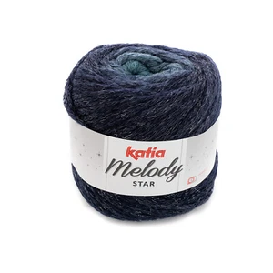 Melody Star By Katia 100G Yarn Glitter 10 Colors - Picture 1 of 10