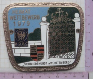 ADAC WÜRTTEMBERG /  HEIMATWETTBEWERB 1979  ............. Auto Plakette (097) - Picture 1 of 2