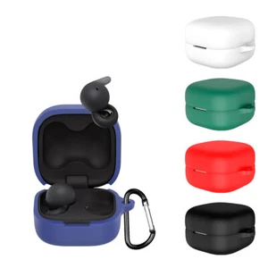 Shockproof Silicone Case Earbuds Cover With Clip Hook for Sony LinkBuds Open - Picture 1 of 34