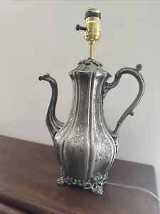 Read and Barton 1766 Silber Teekanne Lampe groß funktioniert - Bild 1 von 7