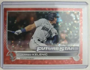 Jarred Kelenic 2022 Topps Series 1 Future Stars Red Rainbow Foil 79/199 Mariners - Bild 1 von 9