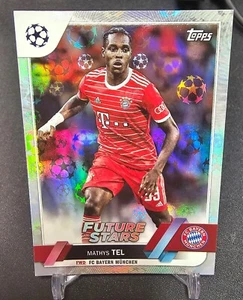 2022-23 Topps UEFA Club Competitions Starball #197 Mathys Tel Future Stars - Picture 1 of 2
