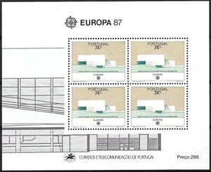 Portugal 1987 Yvert SS 55 Europe CEPT Architecture MNH VF - Bild 1 von 1