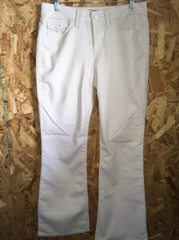 women fade to blue. White Bootcut Jeans. Size 8 30” Waist - Image 1 of 4