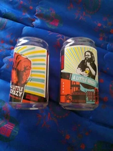 Revolution Brewing A Little Crazy Ale Garcia Chicago Microbrew 2 Glasses Swag - Picture 1 of 3