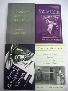 Bourgeois in French Culture History 4 Books Medicine Spa Department Store Erotic - Picture 1 of 9