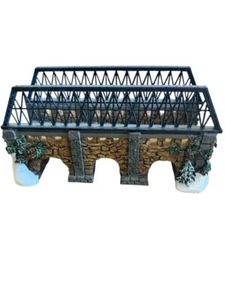 Dept. 56 Village Stone Trestle Bridge #52647 In Original Box - Picture 1 of 15