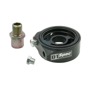 D1 Spec Ölfilter Sandwich Adapter Platte 1/8 NPT Öltemperatur Sensor 3/4 -16 UNF - Bild 1 von 3
