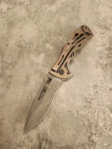 CRKT Nirk Tighe Ähnlich Custom Brian Tighe Klappmesser Edelstahl Slipjoint 42a - Bild 1 von 5