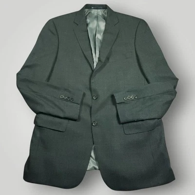 Abrigo deportivo Hart Schaffner Marx Blazer para hombre 42L Birdseye Performance mezcla de lana Foto 1 de 4