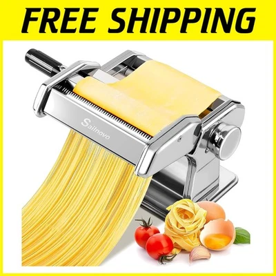 180 Roller Pasta Maker Machine with 9 Thickness Settings - Image 1 of 4