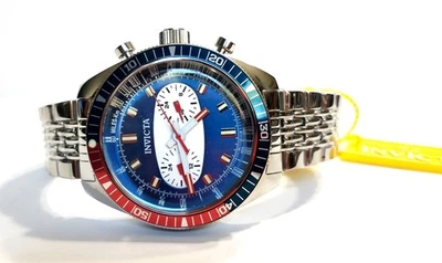 NEW Men's Watch Invicta 40526 Pro Diver Man Stainless steel Speedway 43mm - image 1 of 4