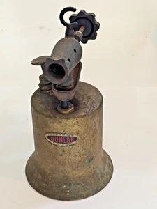 VINTAGE INDUSTRIELLE DUNLAP MODELL 5544 BENZIN MESSING & STAHL LÖTLAMPE - Bild 1 von 8