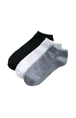 9 pares de calcetines de mujer corte bajo peso ligero, (3 blancos, 3 grises, 3 negros) talla 6-9 Foto 1 de 3