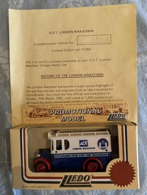 lledo / Corgi Days Gone Promotional Models Die Cast ADT London Marathon Van - Image 1 of 2