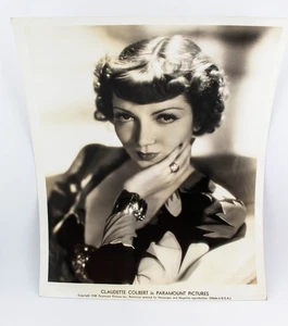1938 ORIGINAL HOLLYWOOD CLAUDETTE COLBERT BAD GIRL STUDIO - Picture 1 of 3