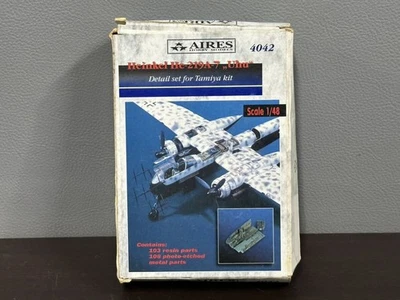 Raro set di dettagli Uhu AIRES 1/48 He-219A-7 non assemblato per kit Tamiya - Immagine 1 di 4