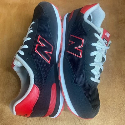 Новый баланс 515 туфли молодежи мальчиков Sz 7 черный красный замши работает кроссовки GC515KBR - Изображение 1 из 4