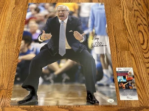 Coach Roy Williams UNC Tar Heels Signed 16x20 Photo- JSA AUTHENTICATED- AUTO HOF - Picture 1 of 2