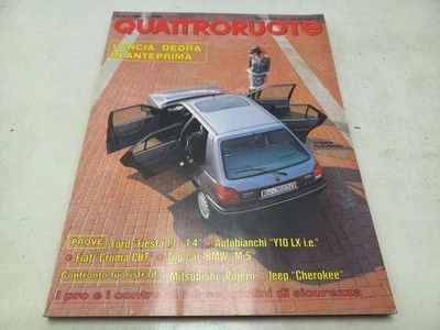 QUATTRORUOTE APRILE 1989 N.402 FORD FIESTA 1.1/1.4 FIAT CROMA CHT BMW M5 JEEP... - Immagine 1 di 4