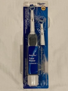 Equate Easyflex Total Power Battery Toothbrush, Includes 2 Replacement Heads NEW - Picture 1 of 4