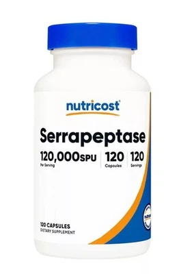 Nutricost Serrapeptase 120.000 SPU, 120 Kapseln