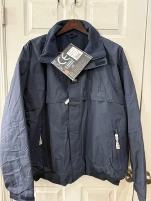 NUEVO CON ETIQUETAS PARA HOMBRES Azul Marino HELLY HANSEN CHAQUETA RN #73983 CA #26405 THINSULATE XXX Grande TTTG Foto 1 de 4