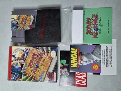 Zoda's Revenge StarTropics II Nintendo NES Game Cart w/ Sleeve Foam & Manual CIB - Image 1 of 4