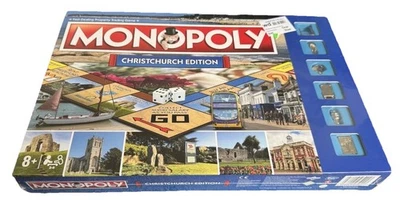 Monopoly Property Trading Family Board Game 2-6 Players 8+ Christchurch Edition - Image 1 of 3