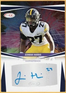 2025 Sage Low Numbers Jermari Harris RC Blue AUTO # A-JH4 - Bild 1 von 1