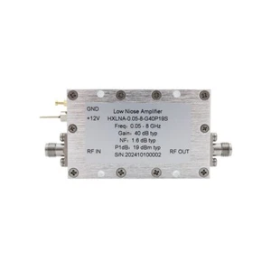 HXLNA-0.05-8-G40P19S 50MHz-8GHz 40dB Low Noise Verstärker SMA-F Buchsen - Bild 1 von 1