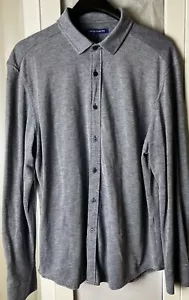 Vince Camuto Men’s Size L Blue Button Down Long Sleeve Dress Shirt Casual - Picture 1 of 5