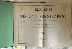 Elemente Der Zeichnung Abgrenzung Diane M Kartographie Trentino 1879 - Picture 1 of 5