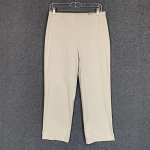 Chicos Hose 0,5 Größe 6 neu mit Etikett Damen gerade geschnitten gestreift mittlerer Bund 30 x 24 Stretch - Bild 1 von 12